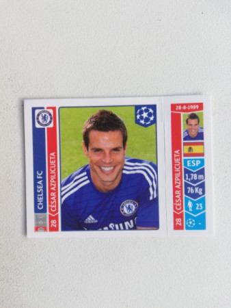 FUTBAL - CHAMPIONS LEAGUE 2014 CESAR AZPILICUETA CHELSEA LONDON